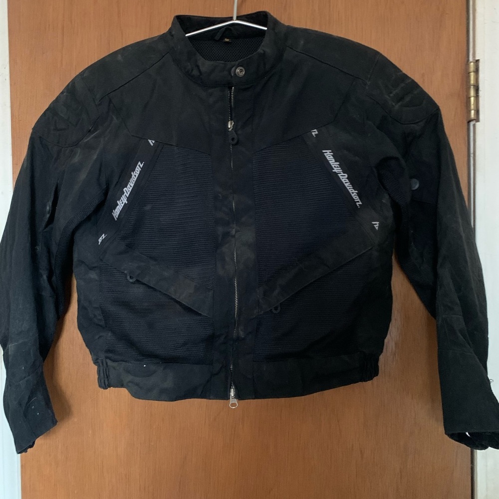 Women’s Harley Davidson textile jacket. Large